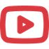 Video play icon in red